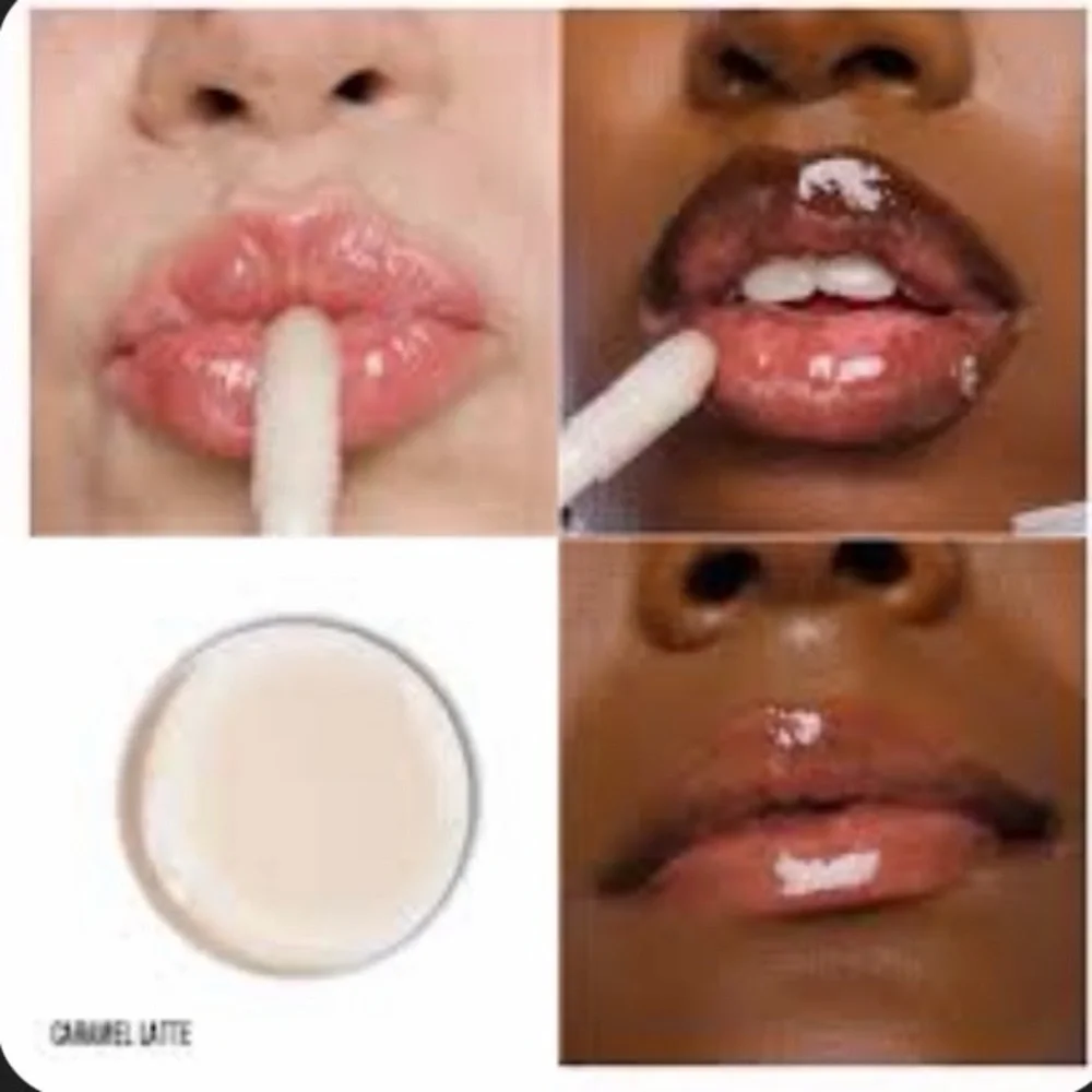 Jeffree CARAMEL LATTE High-Shine Lip Gloss - Nourishing Clear Gloss